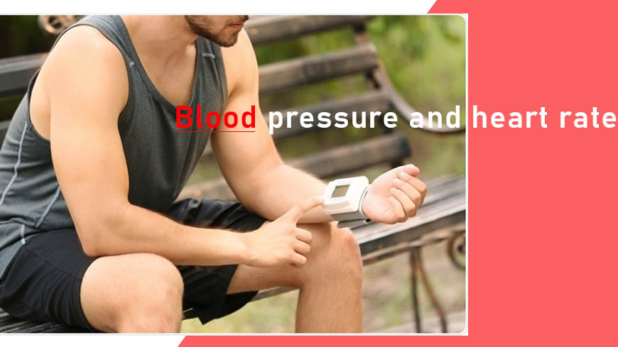 blood pressure and heart rate